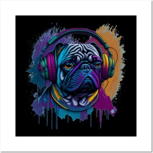 DJ Pug Posters and Art